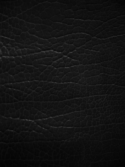 Leather Notes: Black Shrunken Bison