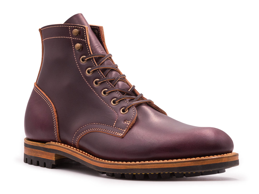 Oxblood Double Shot | Plain Toe