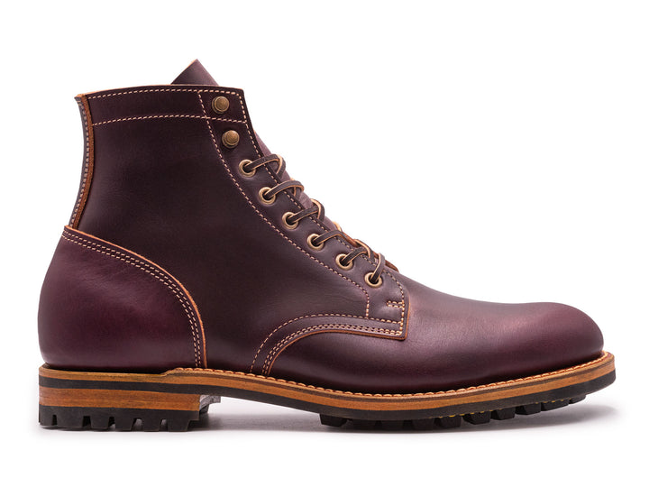 Oxblood Double Shot | Plain Toe