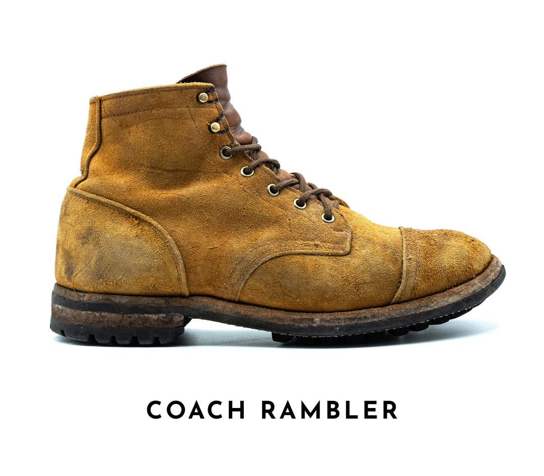 well worn truman boot in rambler leather